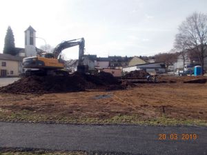 März-Mai 2019 - Erdarbeiten bis Bodenplatte